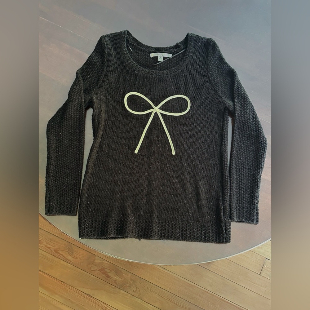 LC Lauren Conrad Coquette Bow Sweater